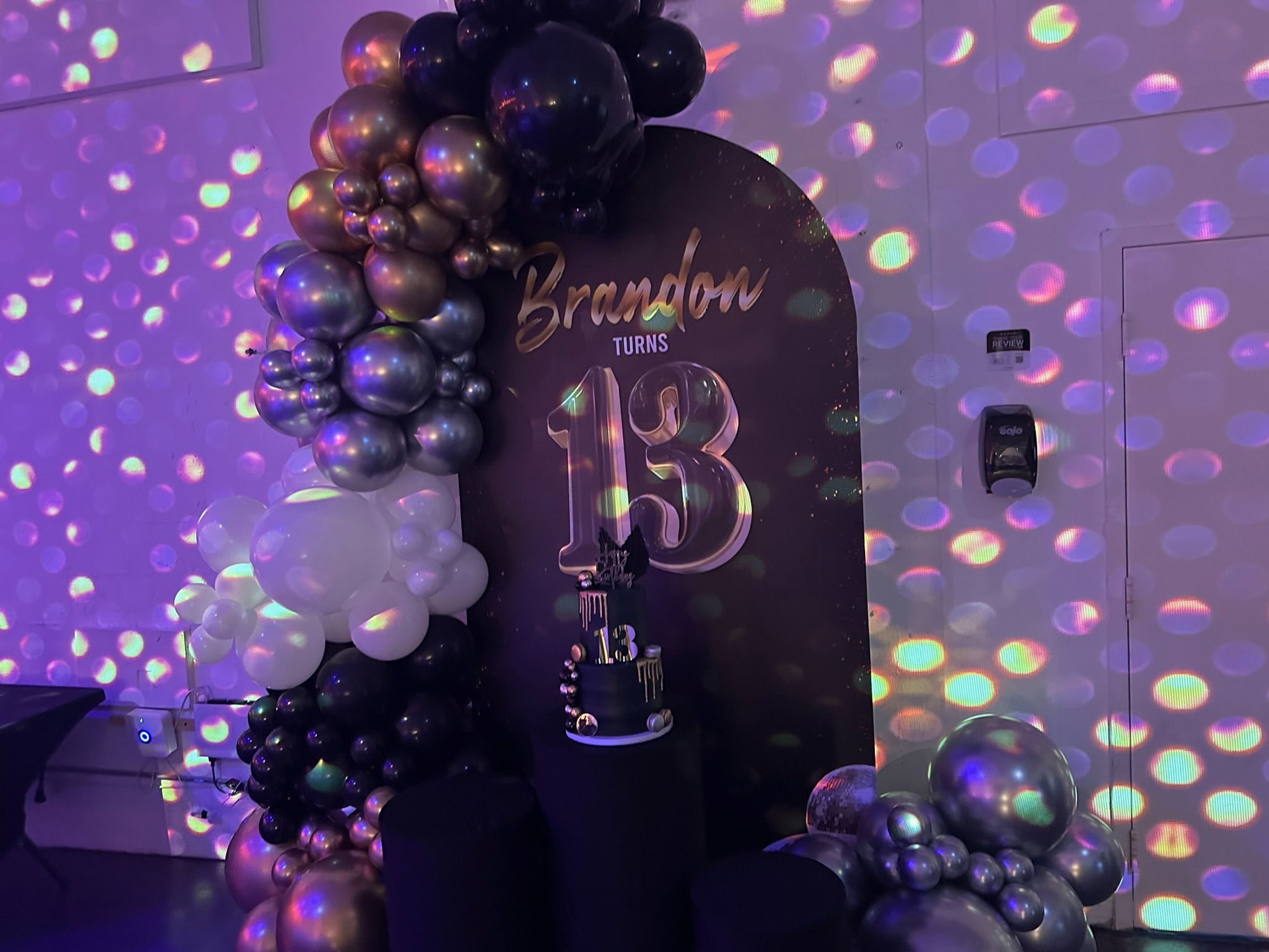 13th birthday celebration